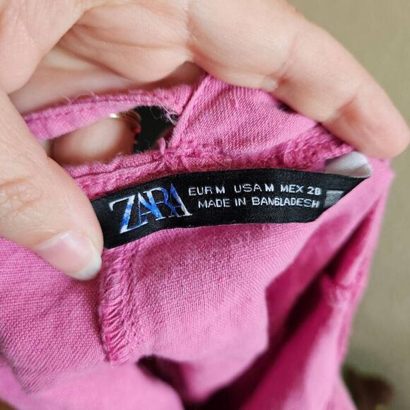 Zara Linen Blend Dress - Picture 9 of 9